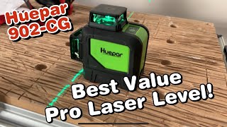 Huepar 902CG laser level unboxing [upl. by Semaj]